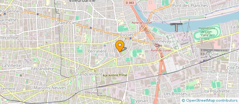 localisation de l'entreprise MONSIEUR YLANNE LEVY à VILLEURBANNE