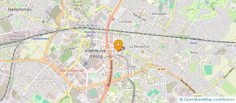 localisation de l'entreprise MONSIEUR YLARIO ROMERO à VILLENEUVE-D'ASCQ