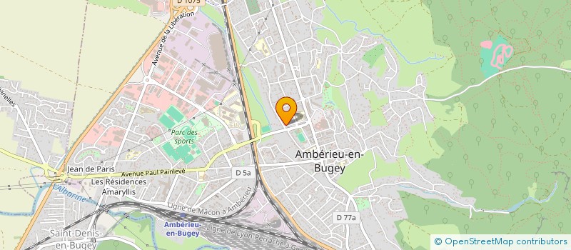 localisation de l'entreprise MONSIEUR YLBER VERSHEVCI à AMBERIEU-EN-BUGEY