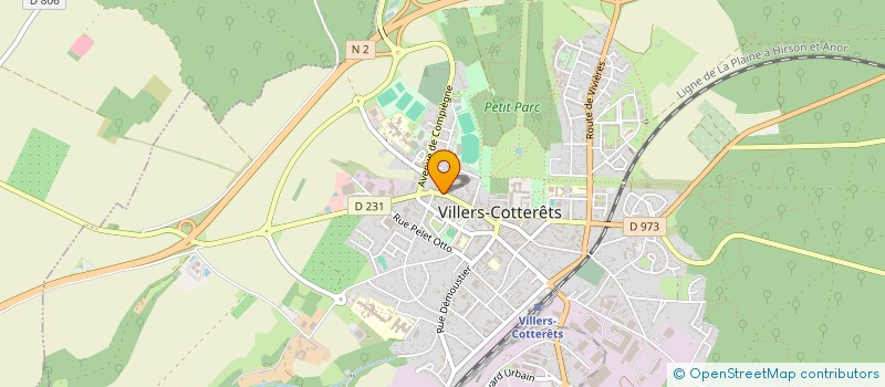 localisation de l'entreprise MONSIEUR YLES PHILEMON  VILLERS-COTTERETS