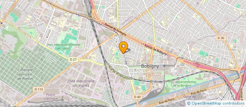 localisation de l'entreprise MONSIEUR YLHAN COURTOIS  BOBIGNY