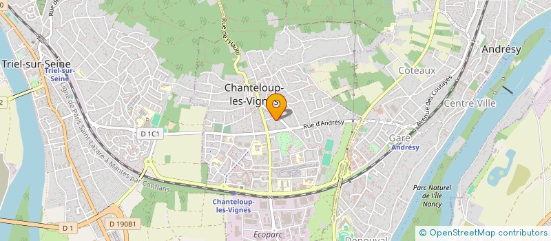 localisation de l'entreprise MONSIEUR YLIAN CHAKROUN  CHANTELOUP-LES-VIGNES