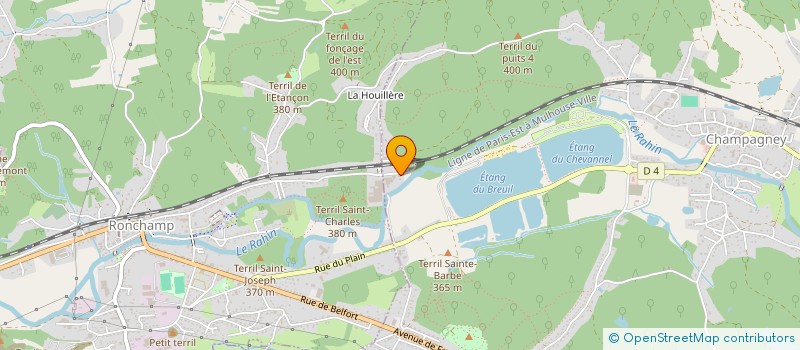 localisation de l'entreprise MONSIEUR YLIAN GESTER  CHAMPAGNEY