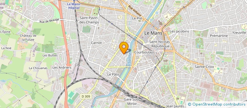 localisation de l'entreprise MONSIEUR YLIAN JARRY  LE MANS