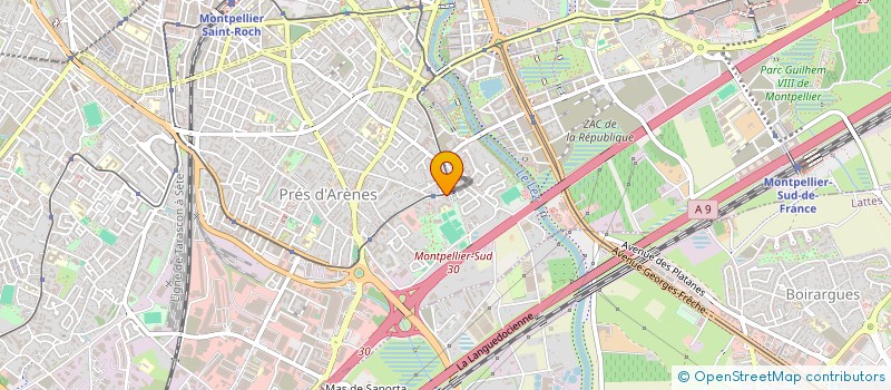 localisation de l'entreprise MONSIEUR YLIAS AYI ALOUANE  MONTPELLIER