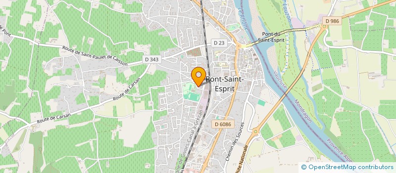 localisation de l'entreprise MONSIEUR YLIASSAN ATTOUMANI  PONT-SAINT-ESPRIT