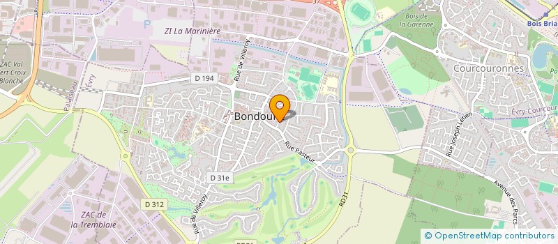 localisation de l'entreprise MONSIEUR YLIES DERKAOUI  BONDOUFLE