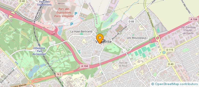 localisation de l'entreprise MONSIEUR YLIESS ALLAM à VILLEPINTE