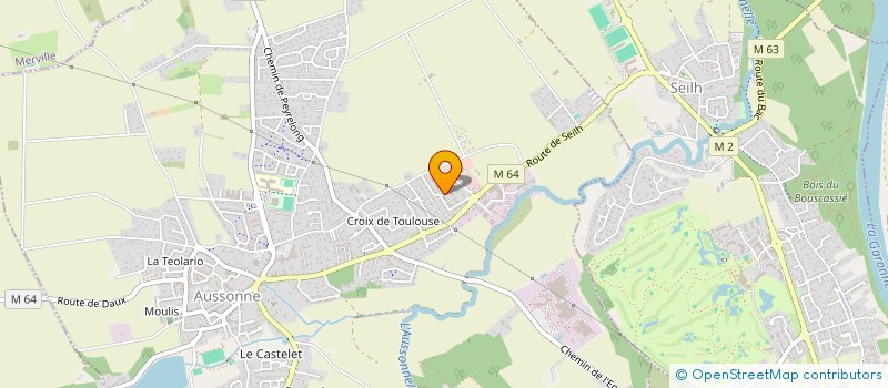 localisation de l'entreprise MONSIEUR YLIESS BELLATRECHE à AUSSONNE