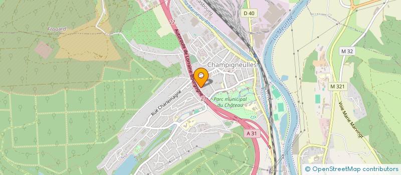 localisation de l'entreprise MONSIEUR YLIESS LAGDAOUNI  CHAMPIGNEULLES