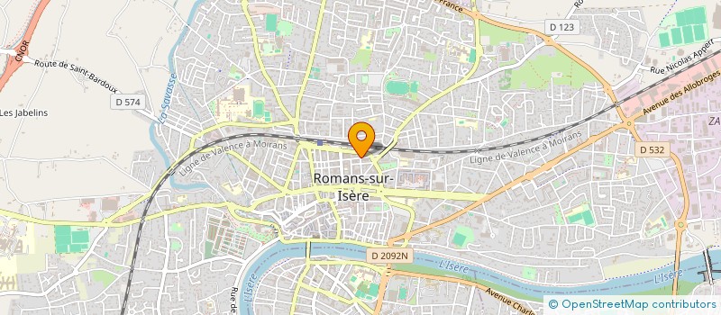 localisation de l'entreprise MONSIEUR YLIESS RAMDANI  ROMANS-SUR-ISERE