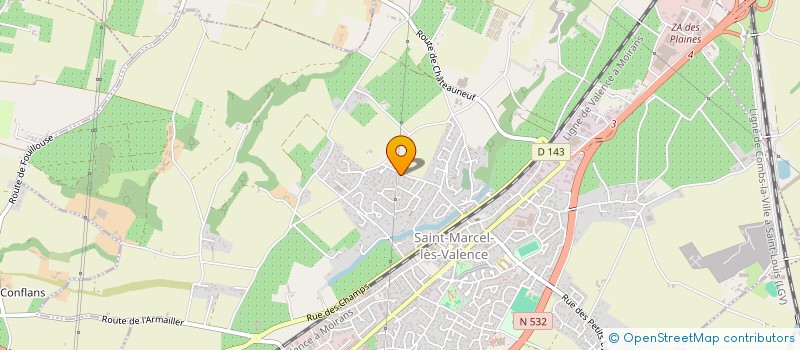 localisation de l'entreprise MONSIEUR YLIESSE HAOUECHE  SAINT-MARCEL-LES-VALENCE