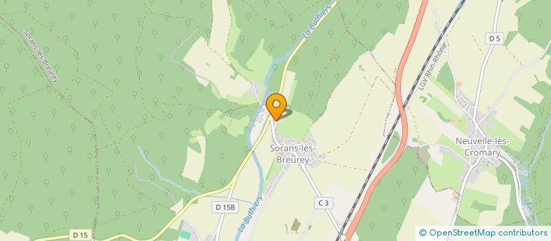 localisation de l'entreprise MONSIEUR YLOHAN MAIGROT  SORANS-LES-BREUREY