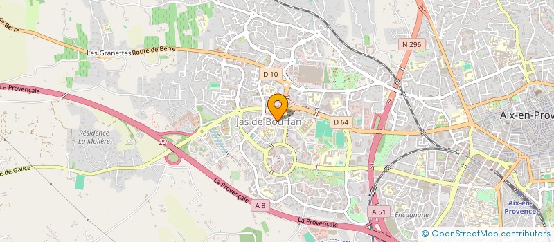 localisation de l'entreprise MONSIEUR YLYES YONIS BENDELLAA à AIX-EN-PROVENCE