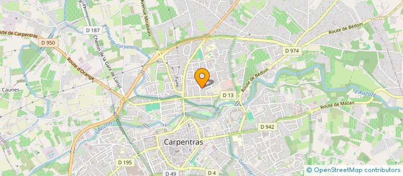 localisation de l'entreprise MONSIEUR YMAD ANJGUAR  CARPENTRAS