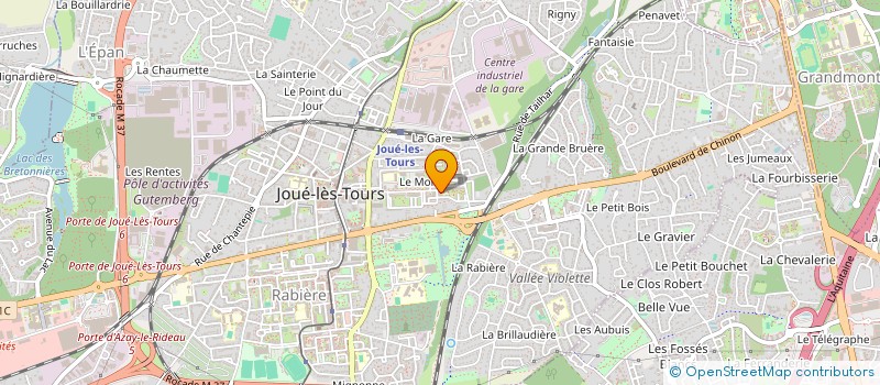 localisation de l'entreprise MONSIEUR YMADE ABDILLAHI  JOUE-LES-TOURS