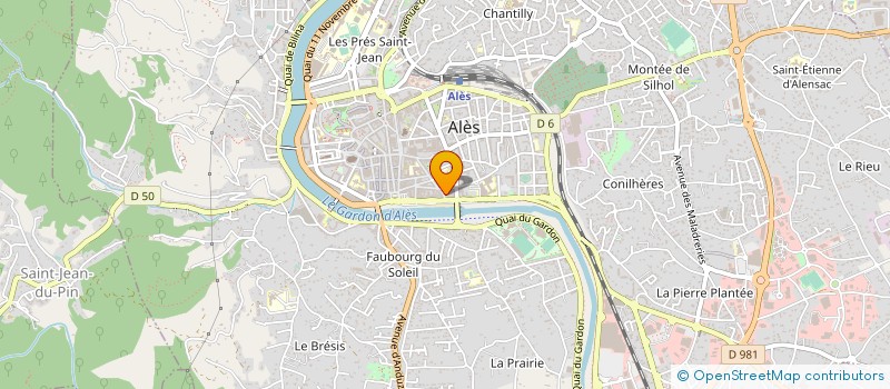 localisation de l'entreprise MONSIEUR YO HANCHANA à ALES