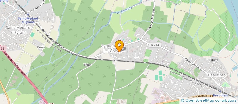 localisation de l'entreprise MONSIEUR YOAHN LINARD  AYGUEMORTE-LES-GRAVES