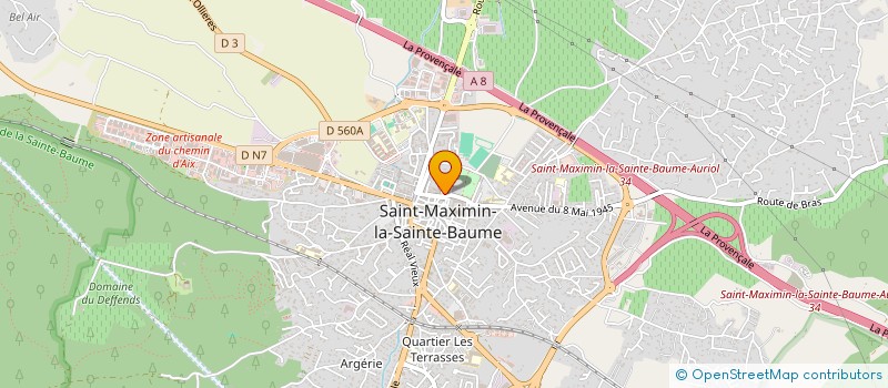 localisation de l'entreprise MONSIEUR YOAN ALBRAND à SAINT-MAXIMIN-LA-SAINTE-BAUME