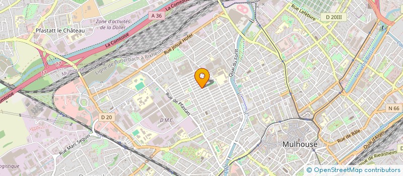 localisation de l'entreprise MONSIEUR YOAN ANDRIQUE  MULHOUSE