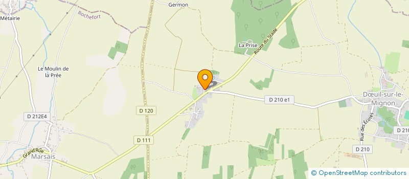 localisation de l'entreprise MONSIEUR YOAN ARANA  DUIL-SUR-LE-MIGNON