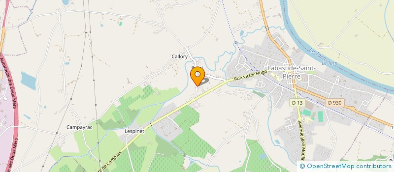 localisation de l'entreprise MONSIEUR YOAN AZAIE  LABASTIDE-SAINT-PIERRE
