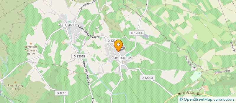 localisation de l'entreprise MONSIEUR YOAN BANCEL  CAMPAGNE