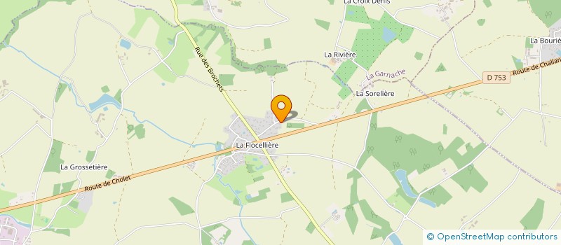 localisation de l'entreprise MONSIEUR YOAN BECAUD-GRAVELEAU à CHALLANS