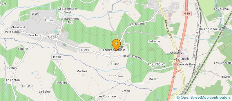 localisation de l'entreprise MONSIEUR YOAN BLOND  CEZAC