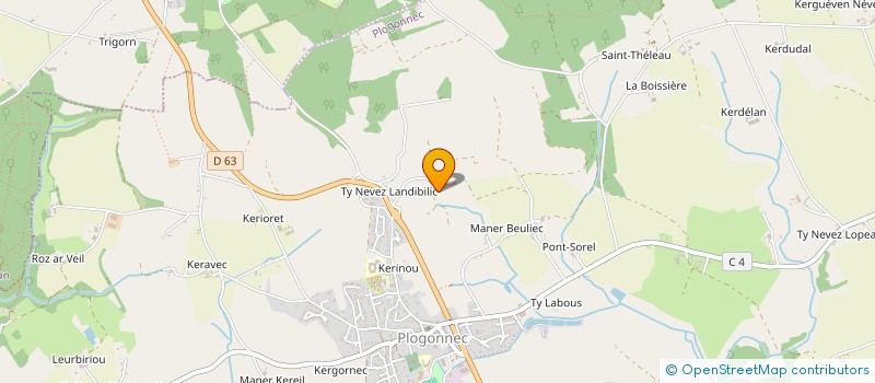 localisation de l'entreprise MONSIEUR YOAN BOURHIS à PLOGONNEC