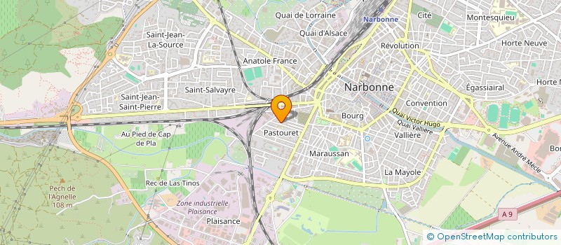 localisation de l'entreprise MONSIEUR YOAN BRYS  NARBONNE