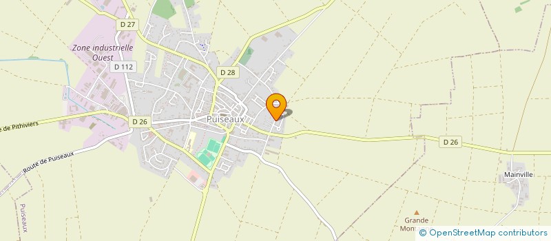 localisation de l'entreprise MONSIEUR YOAN CARVALHO  PUISEAUX