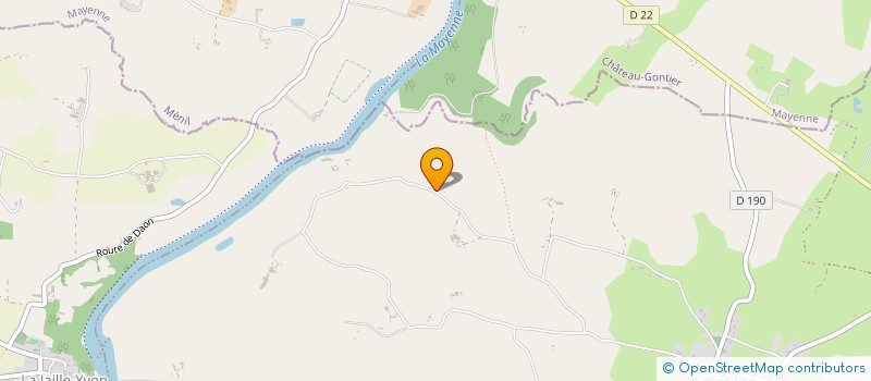 localisation de l'entreprise MONSIEUR YOAN CESBRON  LES HAUTS-D'ANJOU