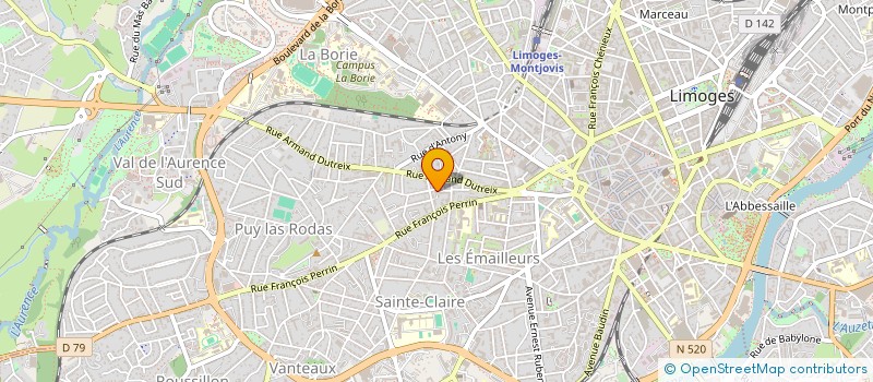 localisation de l'entreprise MONSIEUR YOAN CHADEBECH à LIMOGES