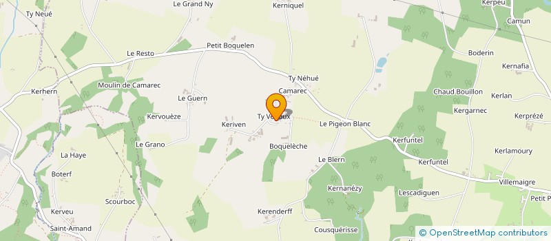 localisation de l'entreprise MONSIEUR YOAN CHATELARD  ELVEN