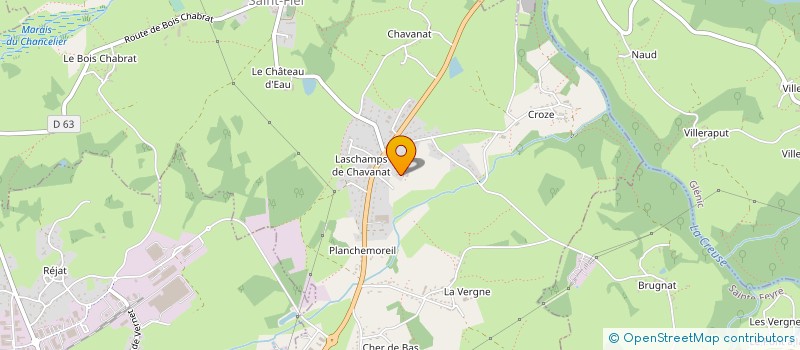 localisation de l'entreprise MONSIEUR YOAN CHAUVET  SAINT-FIEL
