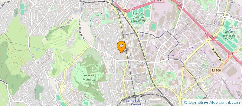 localisation de l'entreprise MONSIEUR YOAN CHENEVIER  SAINT-ETIENNE