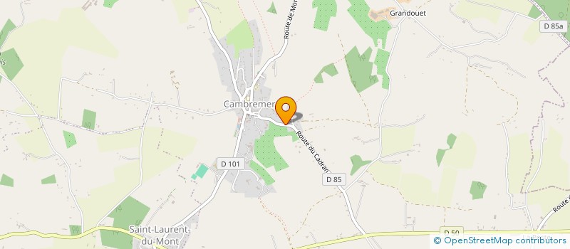 localisation de l'entreprise MONSIEUR YOAN CLOUET  CAMBREMER