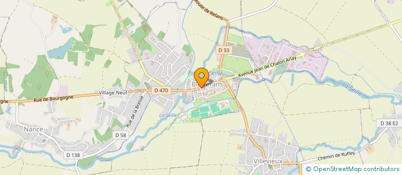 localisation de l'entreprise MONSIEUR YOAN COUTURIER  BLETTERANS