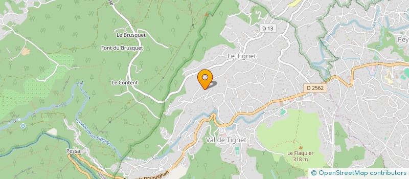 localisation de l'entreprise MONSIEUR YOAN CRESSON à LE TIGNET