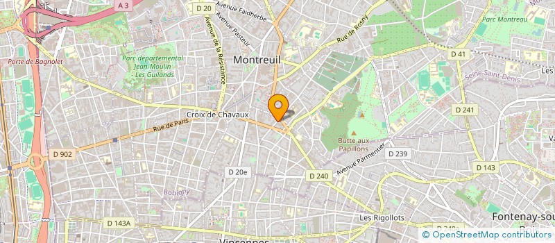 localisation de l'entreprise MONSIEUR YOAN DALLAVALLE à MONTREUIL