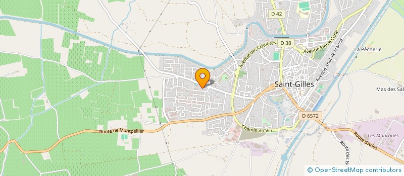 localisation de l'entreprise MONSIEUR YOAN DAUDE  SAINT-GILLES