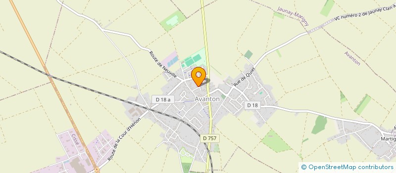 localisation de l'entreprise MONSIEUR YOAN DELANOE  AVANTON