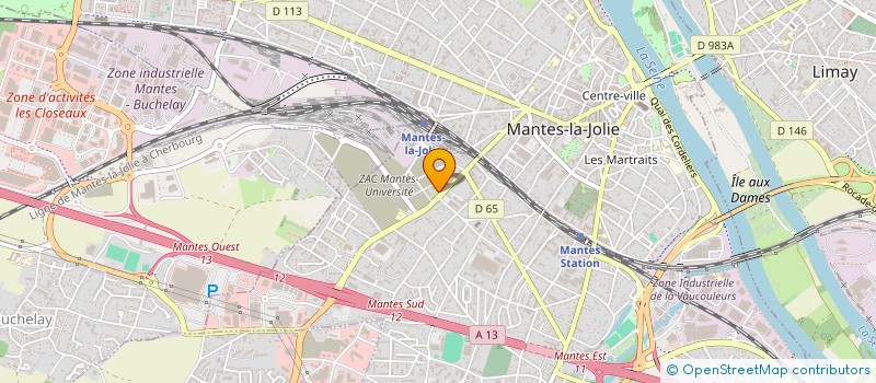 localisation de l'entreprise MONSIEUR YOAN DELMAIRE  MANTES-LA-VILLE