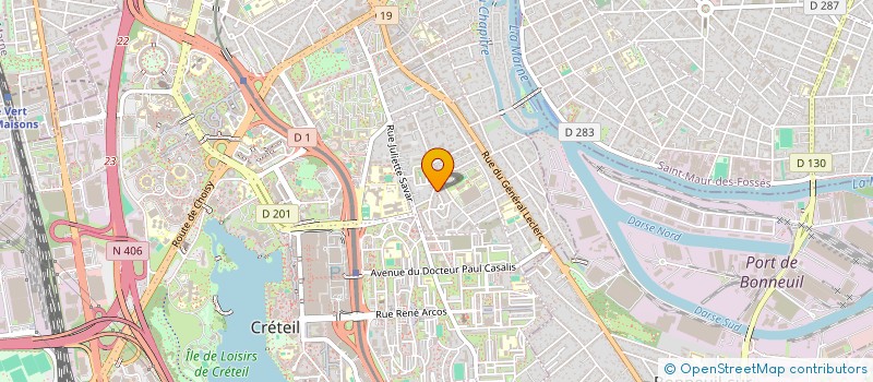 localisation de l'entreprise MONSIEUR YOAN DESFRANCOIS  CRETEIL