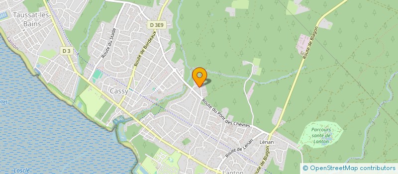 localisation de l'entreprise MONSIEUR YOAN DESMOULIN  COUTRAS