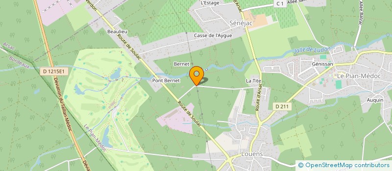 localisation de l'entreprise MONSIEUR YOAN DUPUY à LE PIAN-MEDOC