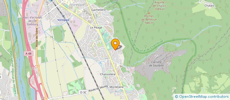 localisation de l'entreprise MONSIEUR YOAN ECHANTILLON  VOREPPE