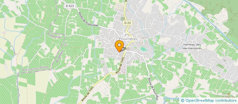 localisation de l'entreprise MONSIEUR YOAN ENGEL  POURRIERES