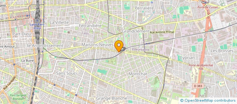 localisation de l'entreprise MONSIEUR YOAN FEUGAS  LYON